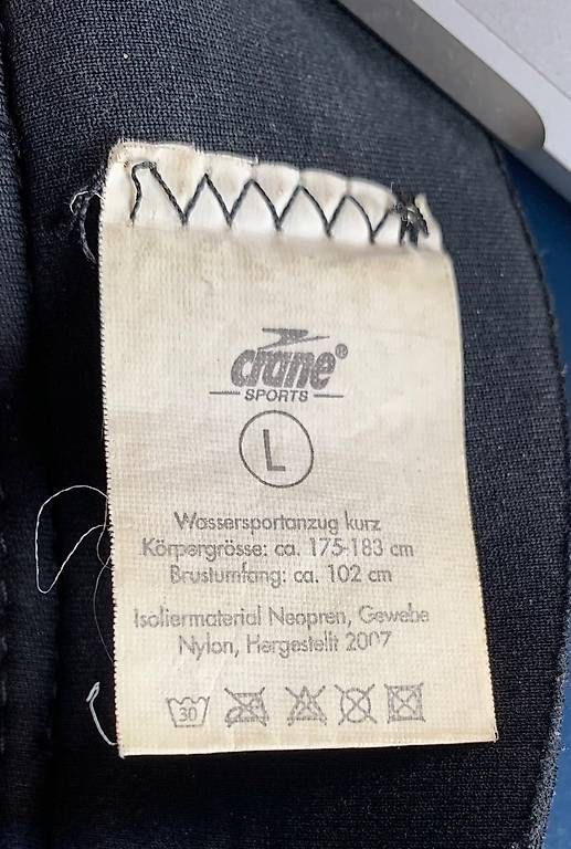 Costumes: Neoprenanzug, kurzarm, "Crane", Gr. L – D'occasion à Wiesendangen par Babalegi 2