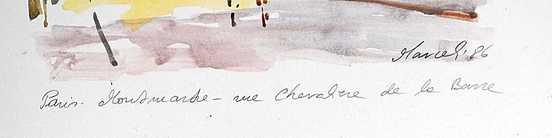 Dipinti: Montmartre Aquarelle – Usato da Baar venduto da 2cvbaar 2