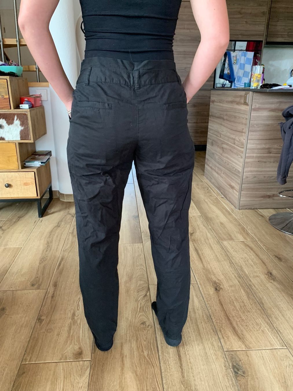 La Redoute Hosen: Pantalon chino noir Redoute coton T38 – Gebraucht aus Perroy von barballalla 3