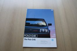 VW Polo G40 Prospekt 1/1992