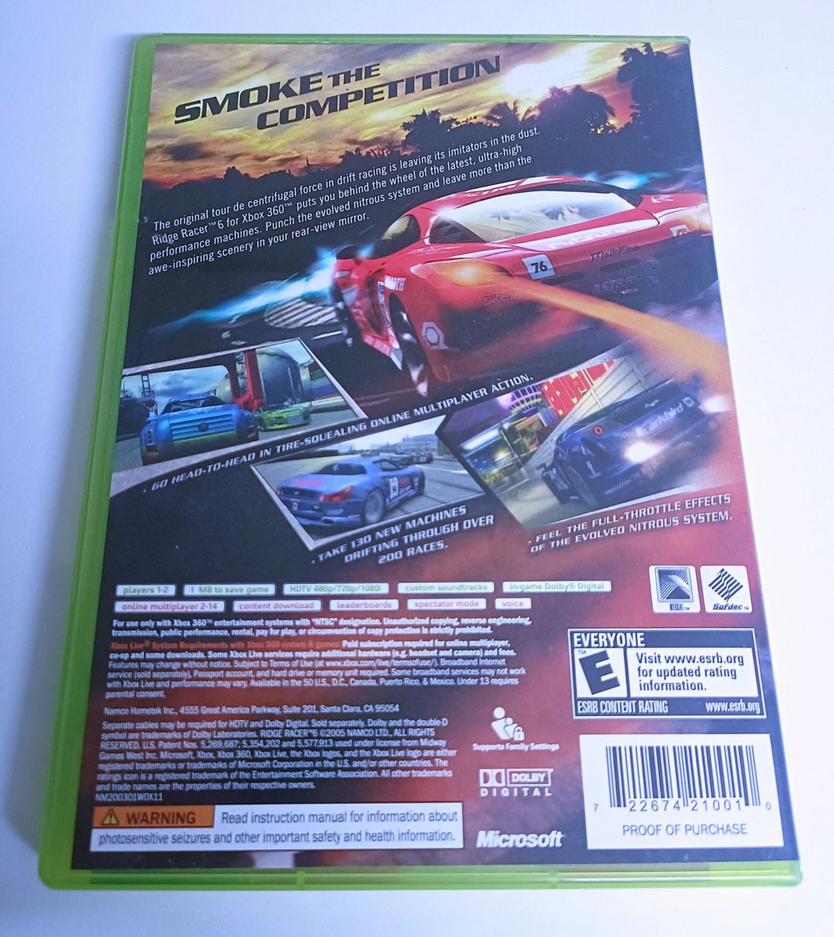 Microsoft Giochi: Ridge Racer 6 | XBOX 360 (ENG) – Usato da Köniz venduto da Gamecollect 2