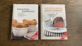 2 Betty Bossi Kochbücher: Käsekuchen & Niedergaren Fleisch