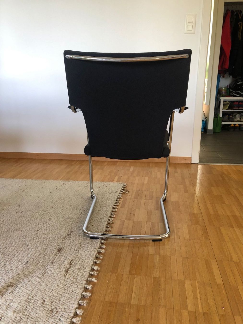 Chaises: 10 Stühle, Freischwinger, anthrazit, sehr bequem – D'occasion à Endingen par xiaowang 3