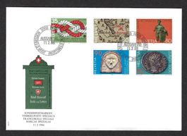 Sonderpostmarken 1986, Ersttagsbrief
