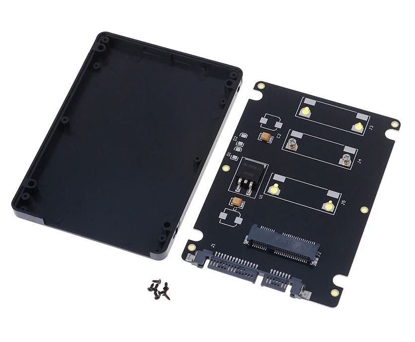 Harddisks: mSATA SSD auf 2,5 Zoll SATA3-Adapter – Neu und originalverpackt aus Unterägeri von RmOnline 1