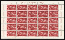 1946 Flugpost Pro Aero Bogen Nr. FO41, postfrisch **