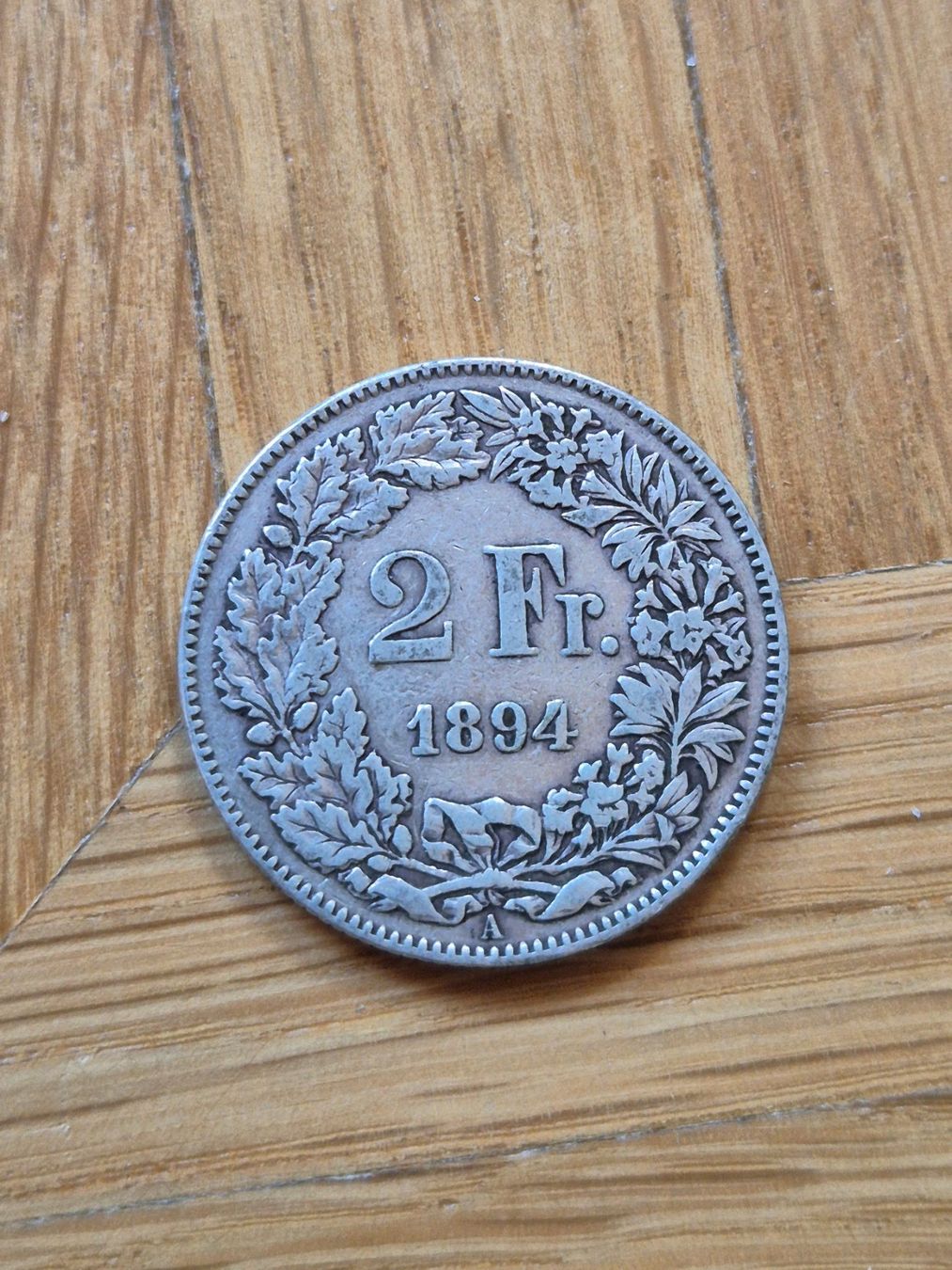 Tutti le monete: 2 Franken 1894 - Silber - Top-Stück - hoher Kat.! – Usato da Mels venduto da Goldenfalcon