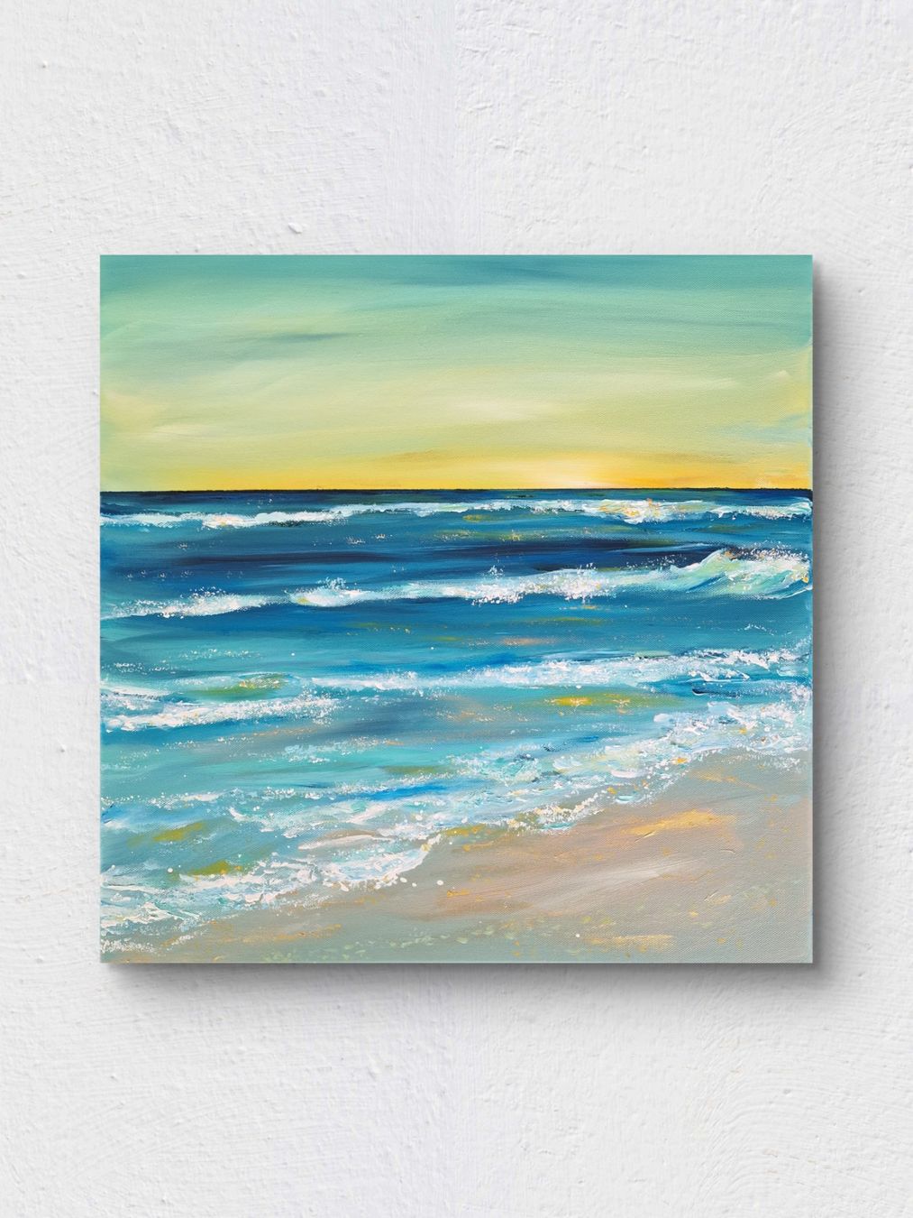 Tableaux: Calming Sea – Neuf avec emballage d'origine à Heimberg par CBalmerArt 7