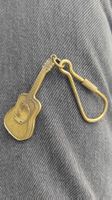 Vintage Gitarre Schlüsselanhänger (1986) – Messing
