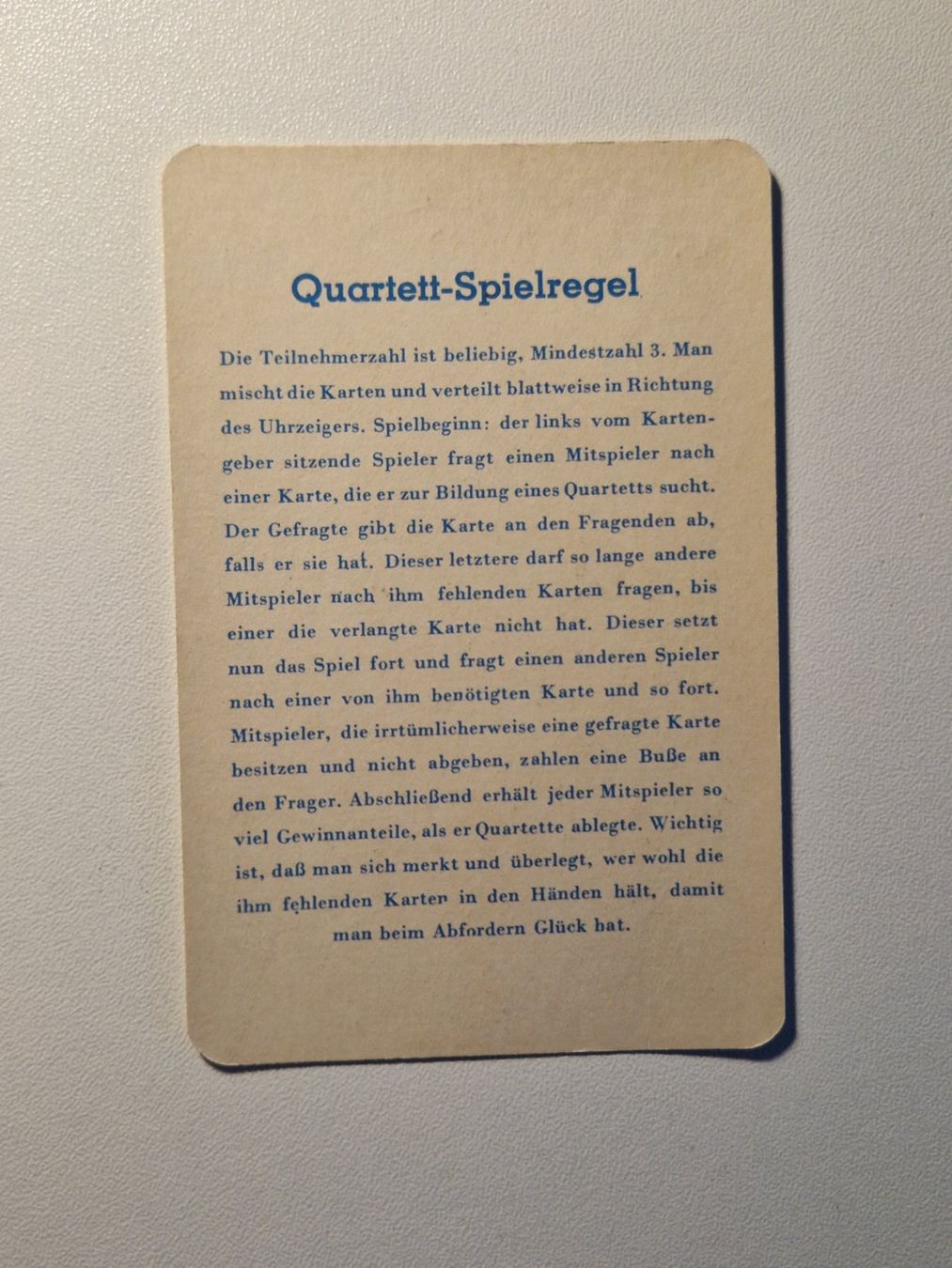 Spiele: Quartett "Tierwelt" – Gebraucht aus Uster von Andreas7 2