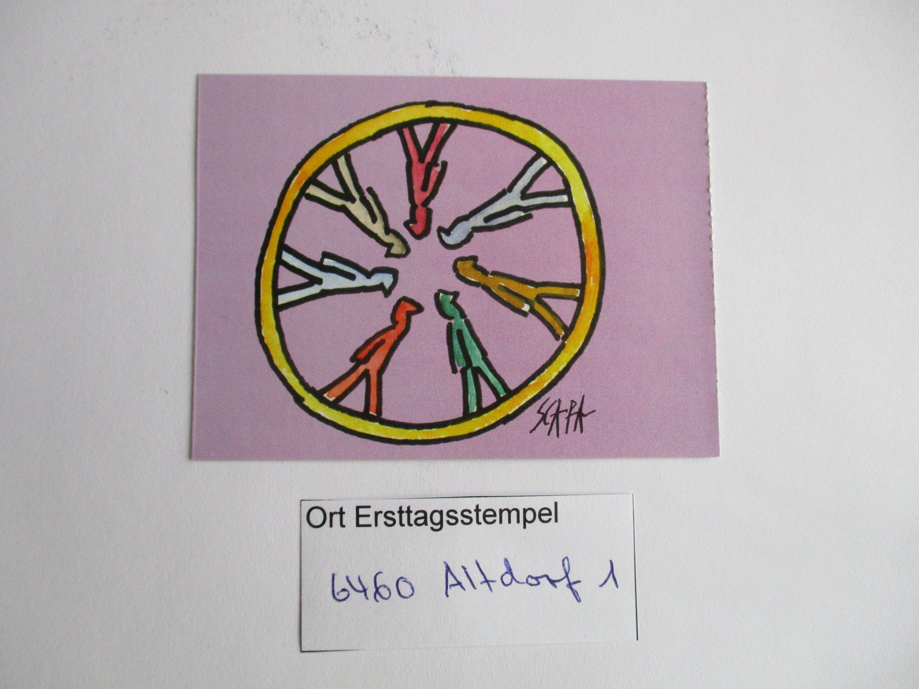 Tutti i francobolli: Viererblock mit Ort Ersttagsstempel 6460 Altdorf 1 – Usato da Langnau b. Reiden venduto da Aktuell88 1