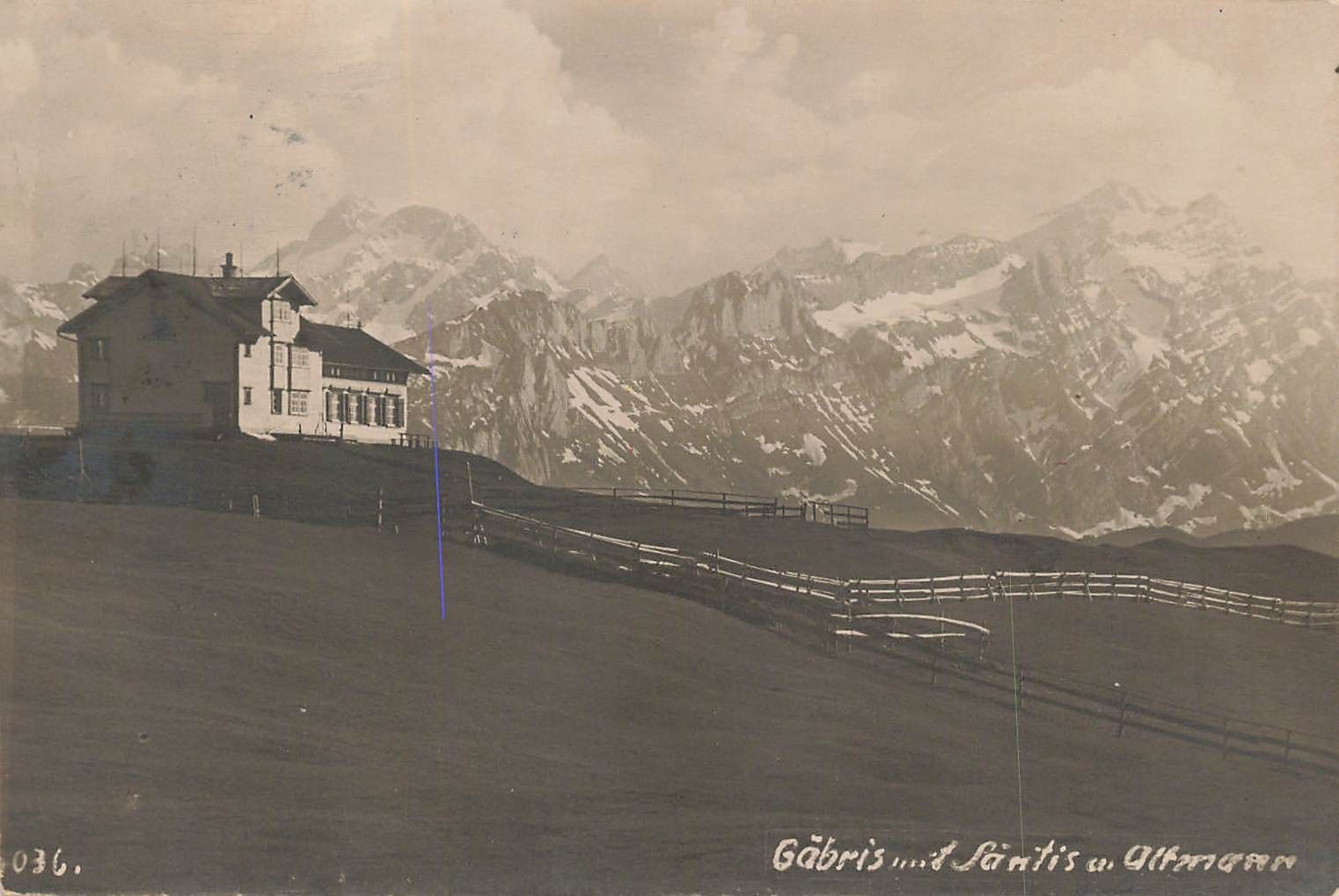 Cartoline postali: Gabris mit Santis altmann – Usato da Biasca venduto da Blenio71