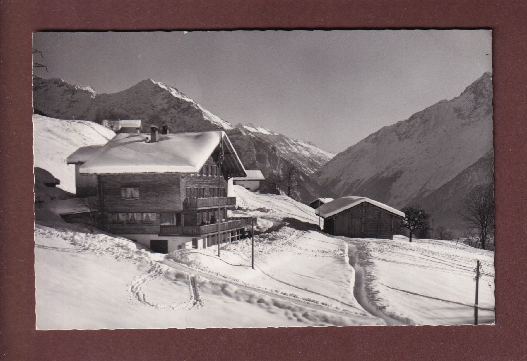 Cartes postales: Berghaus HASLIBERG - 1965 – D'occasion à Pully par nicecards-shop