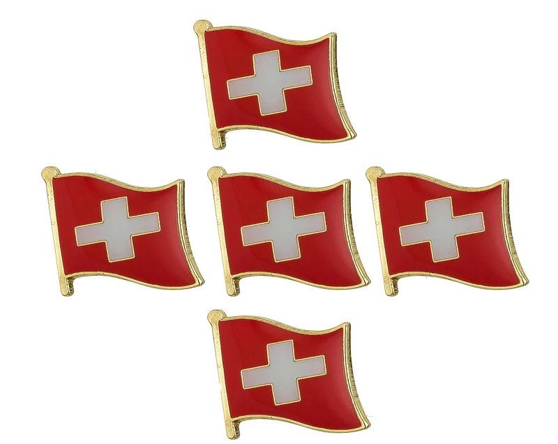 Bandiere: 50x Flagge der Schweiz Pins - drapeau Suisse – Nuovo e nell'imballaggio originale da Bussigny venduto da NATURALO 3