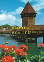 Luzern - Kapellbrücke mit Wasserturm /bc