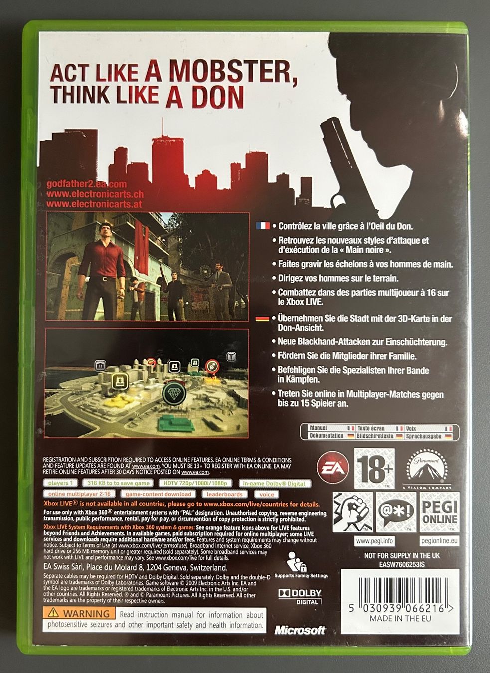 Spiele: The Godfather 2 / Der Pate - Xbox 360 – Gebraucht aus Obfelden von jenxbp 1