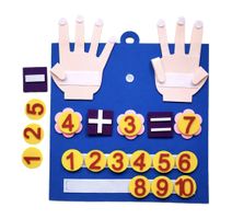 Kleinkind Montessori Spielzeug Filz Finger Zahlen Mathematik
