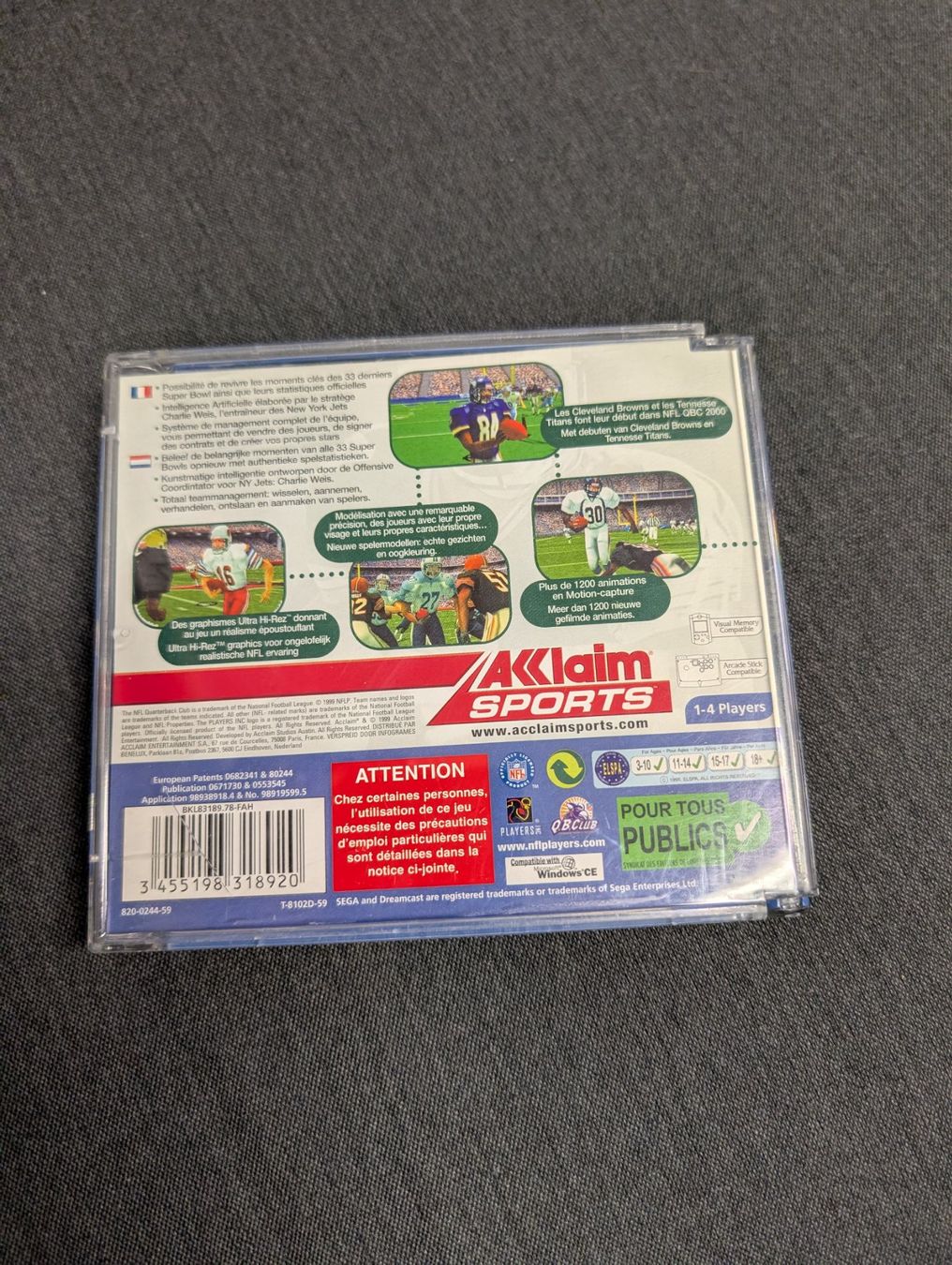 Spiele: NFL quarterback club Sega Dreamcast – Gebraucht aus Giubiasco von Ticinerd 1