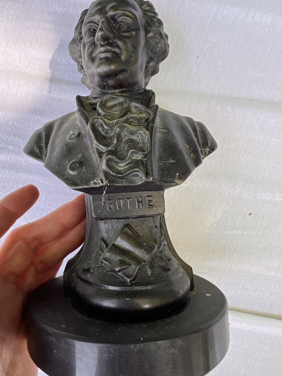 Statuette: Antike Goethe Bueste, Bronze Figur, Sammlung(79) – Usato da Glattfelden venduto da maa_qcj8 5