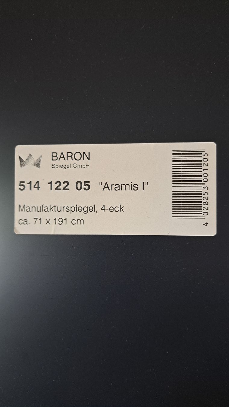 Specchi: Baron Spiegel "Aramis I" 71x191cm - Stehend oder Wandmontage – Usato da Thunstetten venduto da fanki76 2