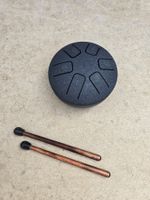 Zungentrommel mini Steel Drum  9cm & Schlägeln neuwertig
