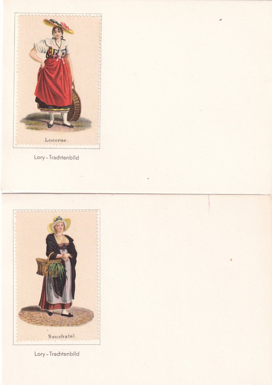 Tutti i francobolli: Lory-Trachtenbilder: 9 Karten – Nuovo (secondo la descrizione) da Birsfelden venduto da chr_yq2g