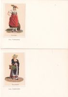 Lory-Trachtenbilder: 9 Karten