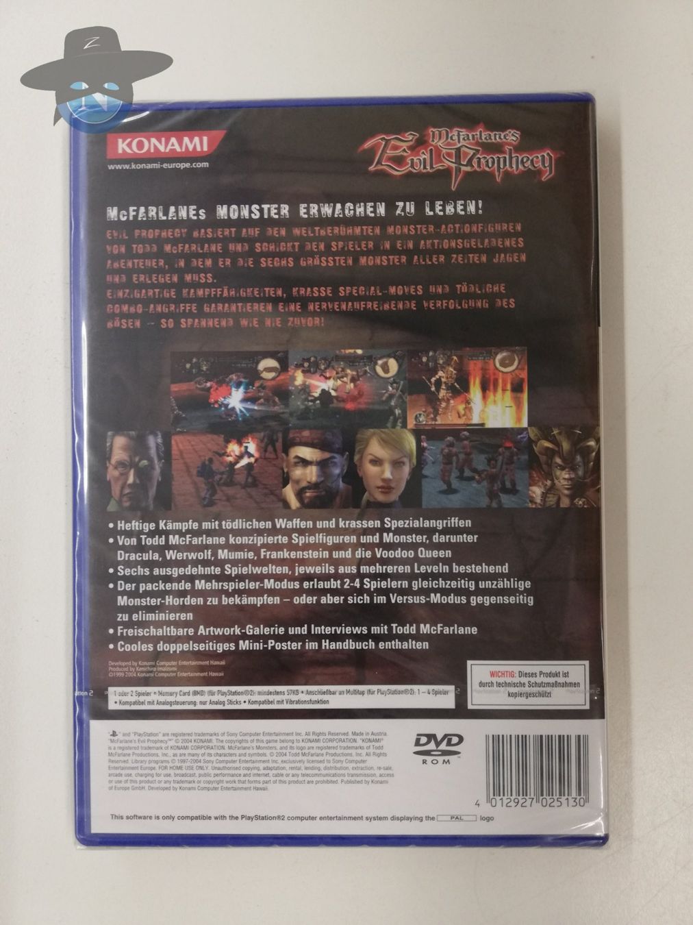 Sony Giochi: McFarlane's Evil Prophecy / NEU - sealed / PS2 – Nuovo (secondo la descrizione) da St. Gallen venduto da zorro_dc 1