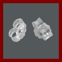 6 Stück (3 Paar) Ohrstecker-Poussette Silber 925