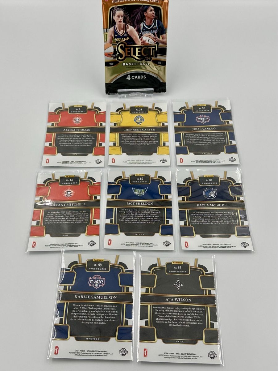 Panini Sammelbilder & Trading cards: 2024 Panini Select WNBA - Lot 8 Cards! – Neu (gemäss Beschreibung) aus Lyss von Swissmantis 1
