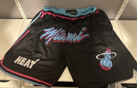 Just Don Miami Heat NBA Shorts schwarz Grösse M