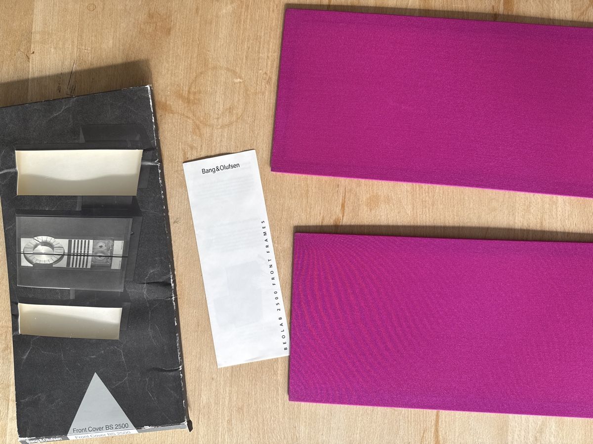Bang & Olufsen Casse acustiche: Bang & Olufsen Beolab BS 2500 Front Cover Panel – Nuovo (secondo la descrizione) da Muttenz venduto da dav_t52f 1