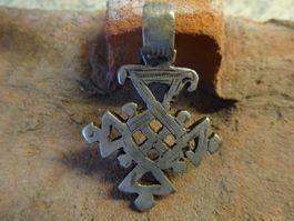 Äthiopisches Silberkreuz