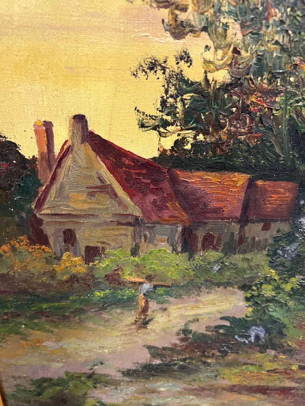 Gemälde: GRANDE HUILE SUR TOILE SIGNÉE – Gebraucht aus Genève von Qanil77 1