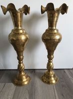 Messing Blumen Pflanzen vase Topf Indien Indische India