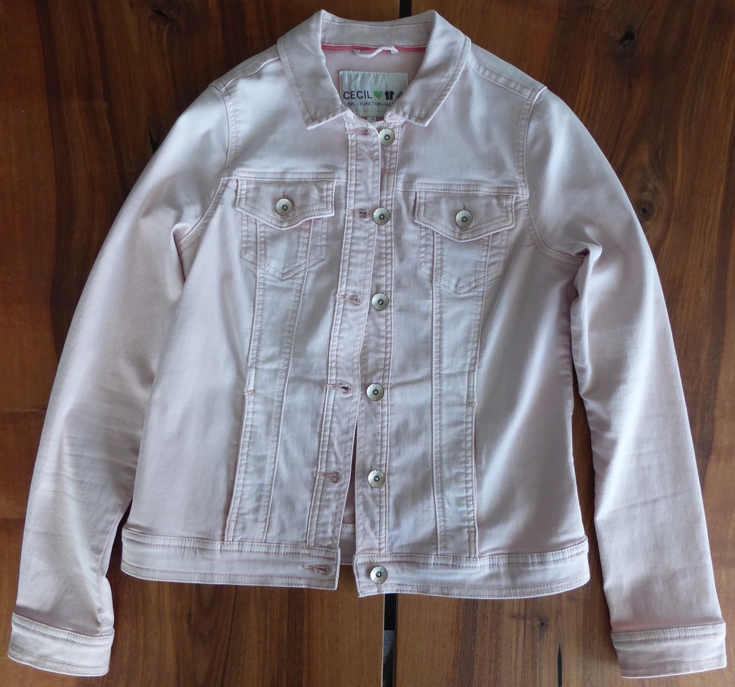 Cecil Giacche: Jeans-Jacke CECIL rosa Grösse S – Usato da Entlebuch venduto da roma6370