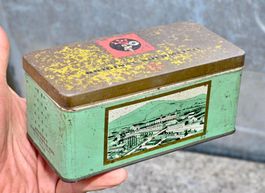 alte Blechdose Original Auermetall -  Feuersteine Austria