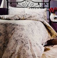 Parure de lit satin Histoire de Style, 2 personnes neuf