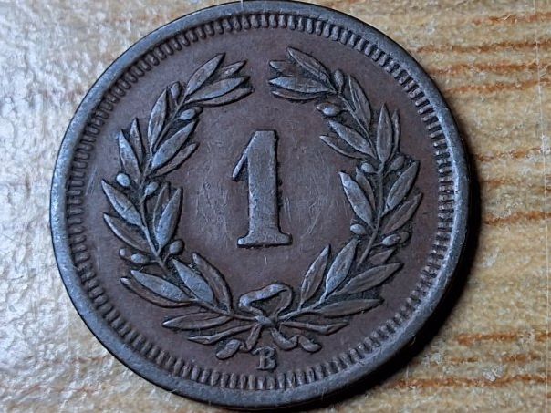 Alle Münzen: 1 Rappen 1906 - sehr schön! – Gebraucht aus Münchenstein von purbach1 3