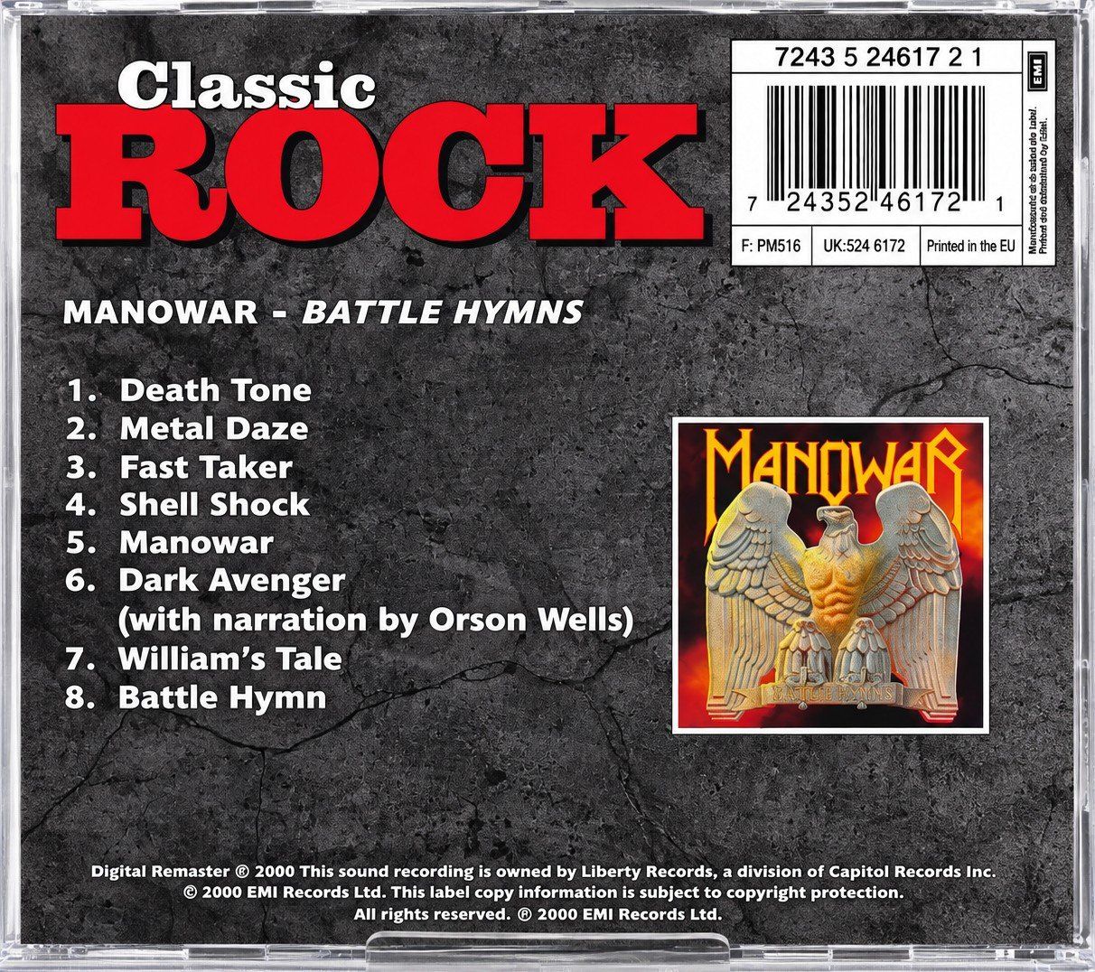 CDs: CD Manowar "Battle Hymns", Nr. 325 – Neu und originalverpackt aus Kottwil von Crazyrolf 1