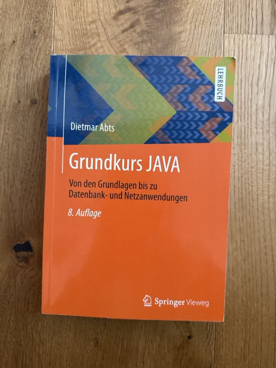 Bücher: Grundkurs JAVA – Grundlagen – Neu (gemäss Beschreibung) aus Belp von __noahnoah__