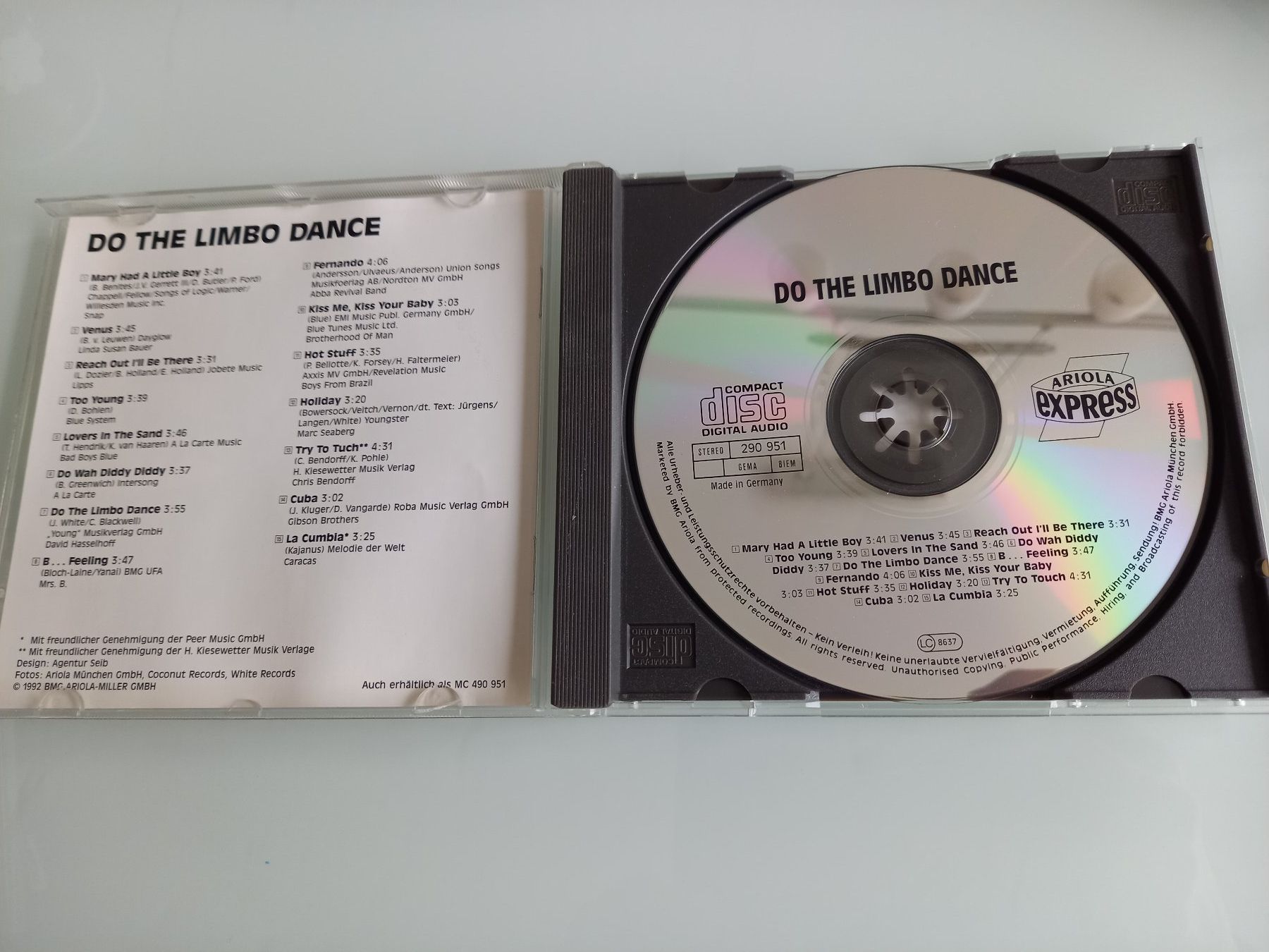 CD: CD Do the Limbo Dance David Hasselhof u.a. – Usato da Unterengstringen venduto da saraman 2