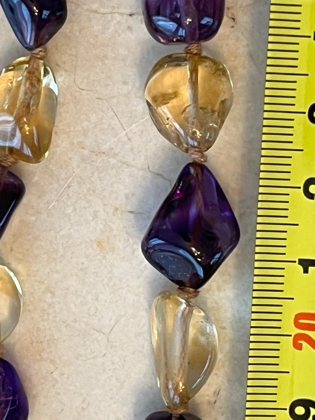 Catenine: collier en pierre semi-précieuses 60 cm – Usato da Carouge GE venduto da Pierre48 1