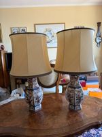 2 Lampes chinoise peinte à la main