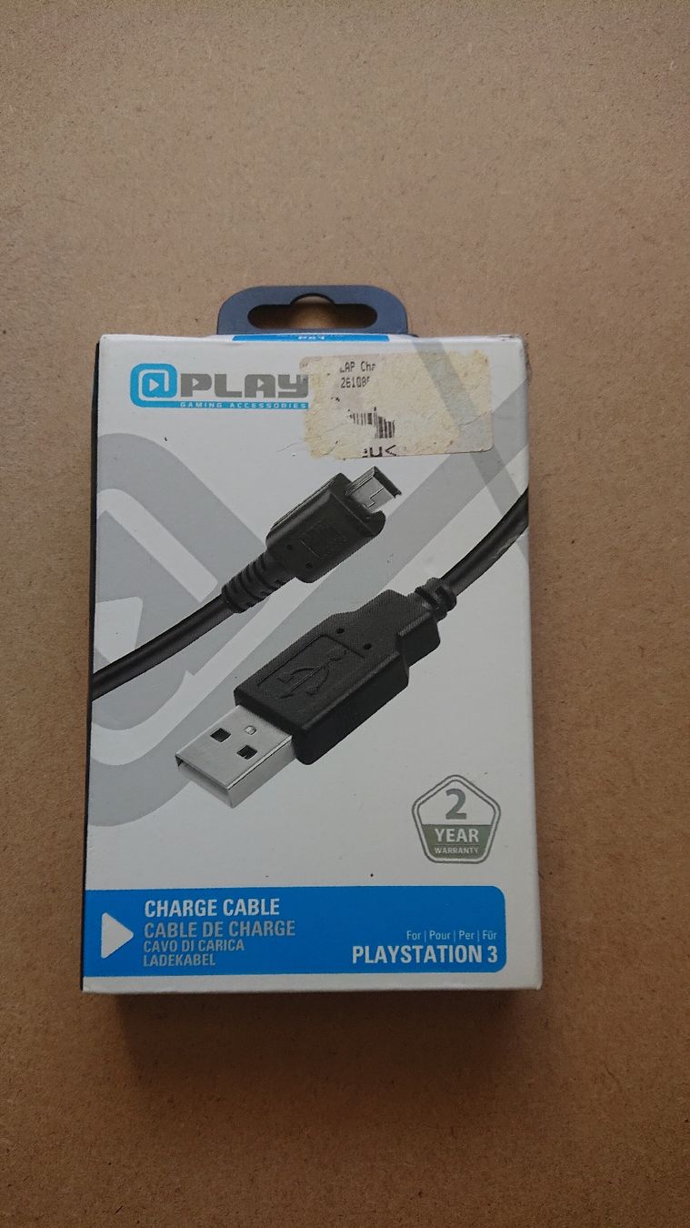 Adattatori & Cavi: PS3 Ladekabel 3m neu – Nuovo e nell'imballaggio originale da Chur venduto da FreakofRarity