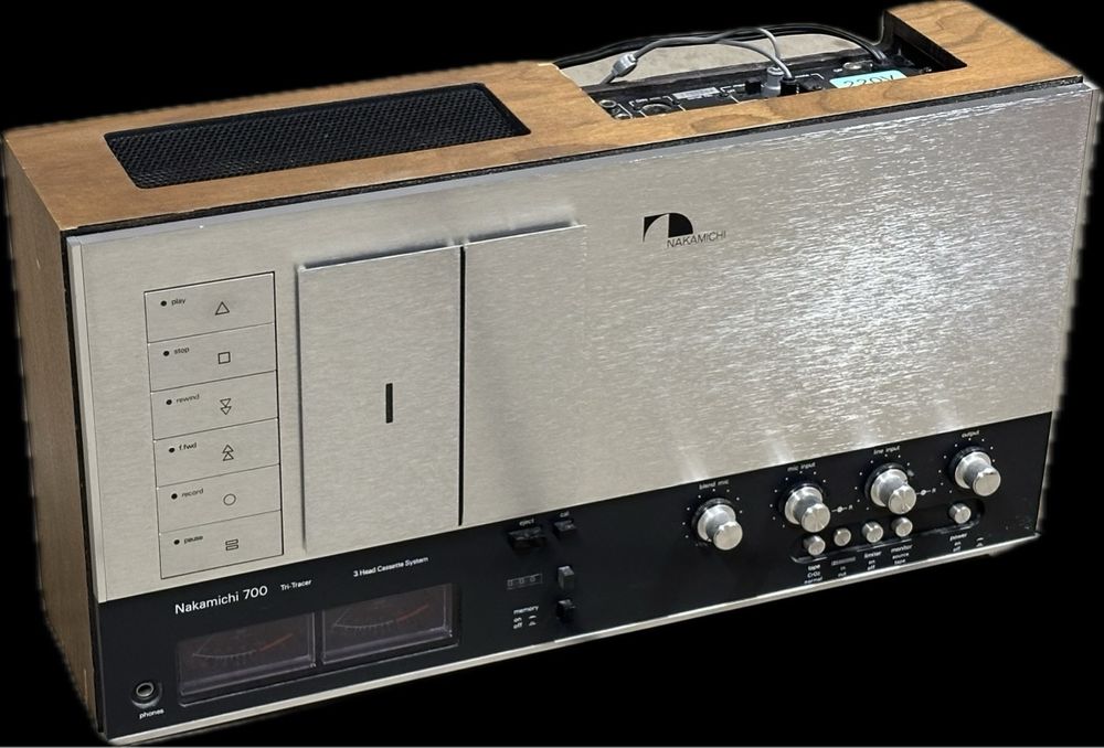 Platine K7 NAKAMICHI 700 Tri Tracer 3 têtes 3 moteurs Vintage