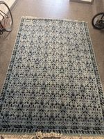 Schönes Vintage Orientteppich, hellblau, guter Zustand!