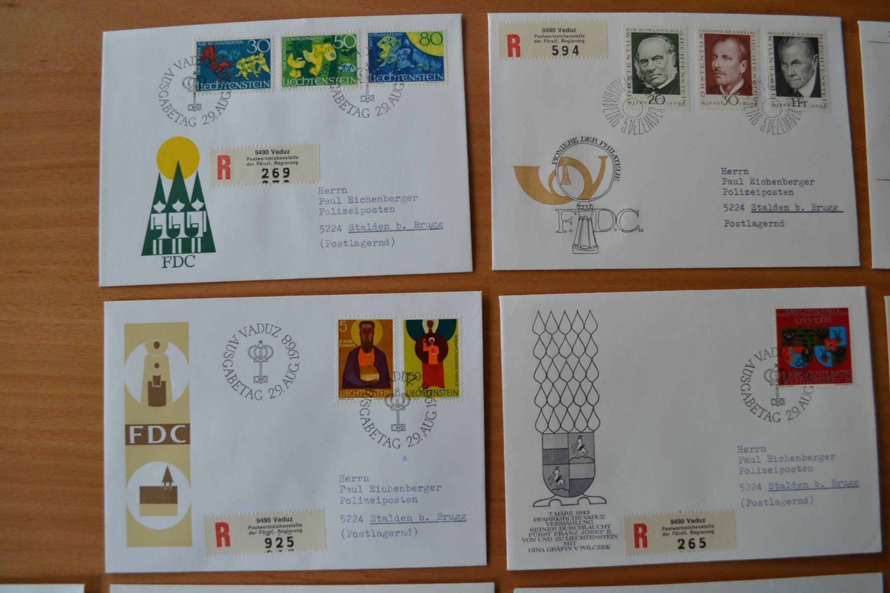 Alle Briefmarken: Brief FDC – Gebraucht aus Beinwil am See von kajak55 2