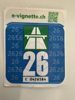  Autobahnvignette 2026 
