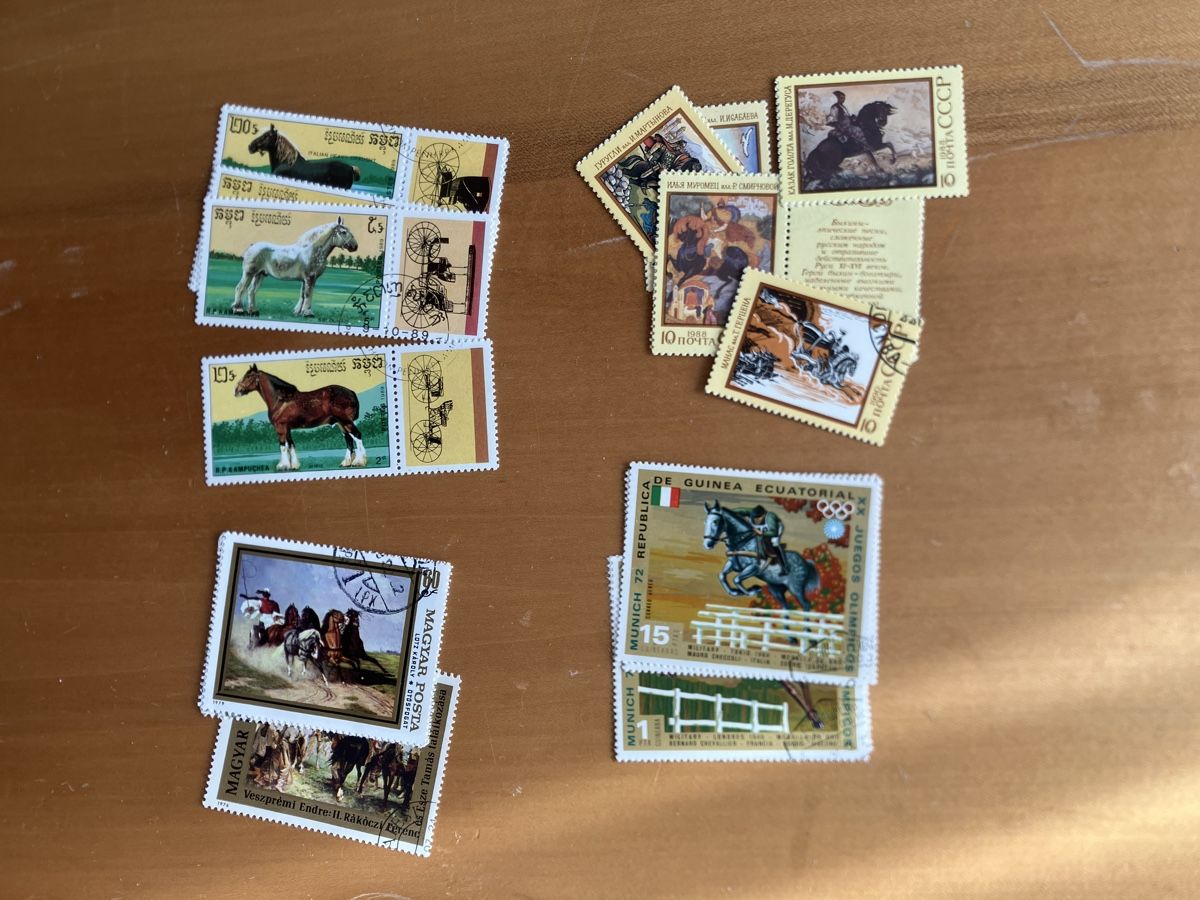 Alle Briefmarken: Briefmarken mit Pferden – Gebraucht aus Lyss von Punktum01 2